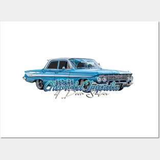 1961 Chevrolet Impala 4 Door Sedan Posters and Art